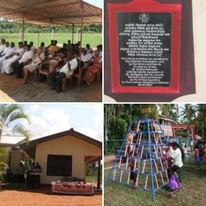 Kindergarten und Bibliothek in Galboda / Induruwa