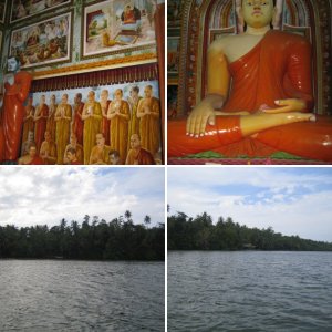 Rathgama Lake, Morakola Gangarama Tempel